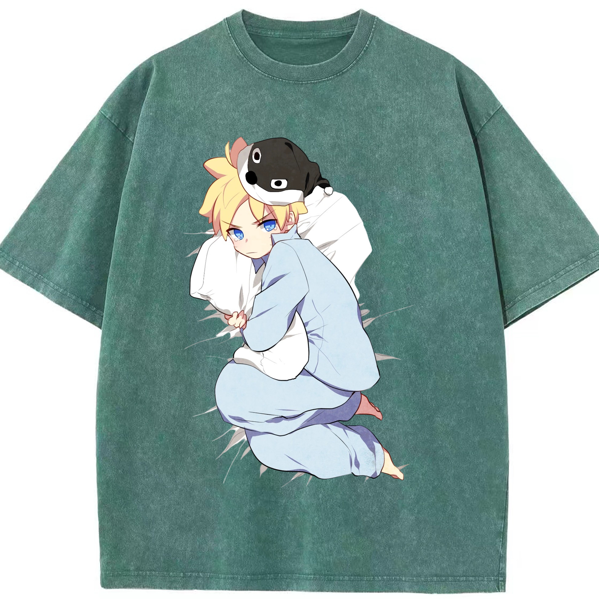 （画像用） NARUTO -ナルト- うずまき ナルト Uzumaki Naruto 綿100% ヴィンテージ風 半袖Tシャツ（フロントプリント）